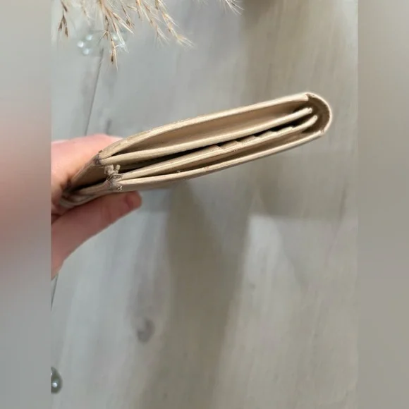 Celine Strap Continental grained Calfskin Wallet,Beige / Light Taupe - Picture 9 of 15